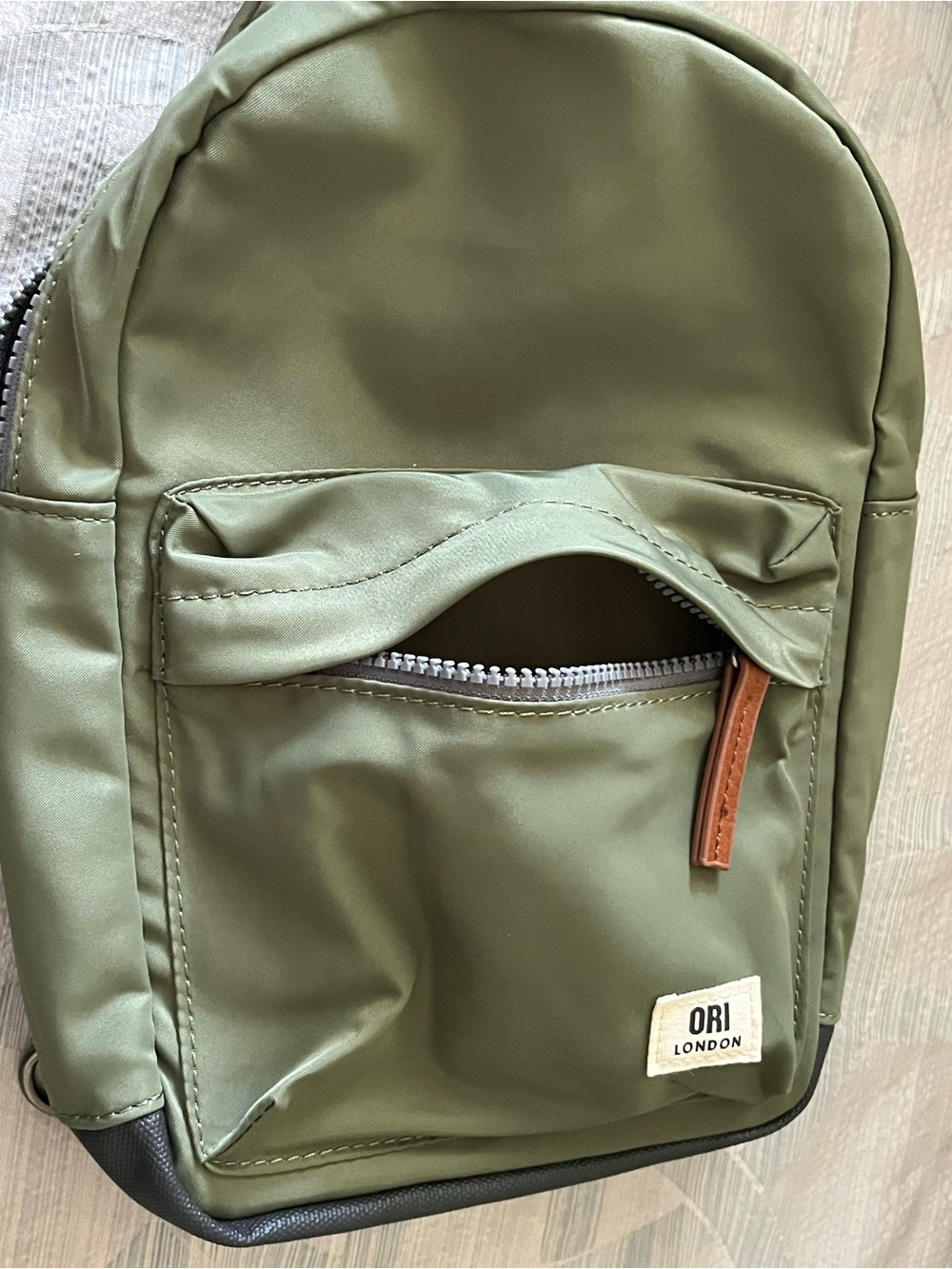 Orion London Willesden Crossbody - Granite/Avocado